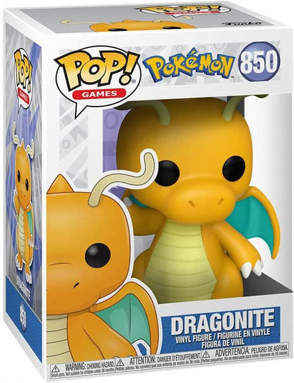 Funko Pop ! Games Pokemon - (850) Dragonite Dratini Vinyl Figure Drago 9Cm Nuovo