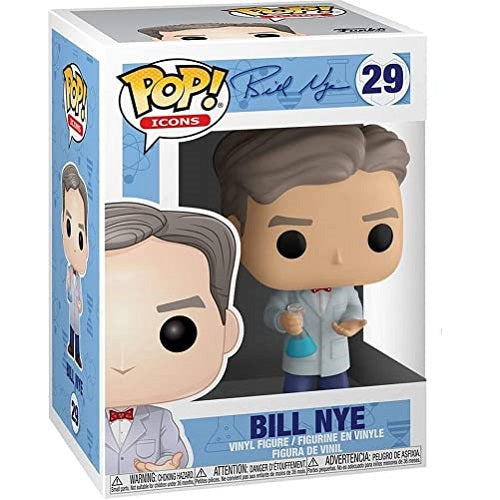 Funko Pop Icons Bill Nye - Bill Nye (29) Collectible Vinyl Figure Da Collezione