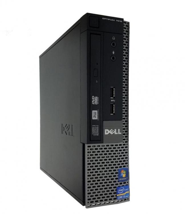 Pc Dell Optiplex 7010 Usff I3-3240 4Gb 320Gb Rw W7P Coa  Sff Dvdrw Computer