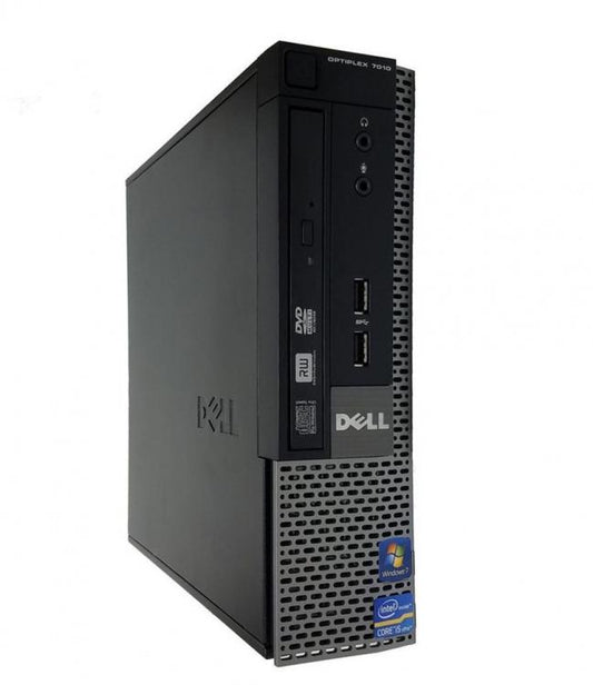 Pc Dell Optiplex 7010 Usff I3-3240 4Gb 320Gb Rw W7P Coa  Sff Dvdrw Computer