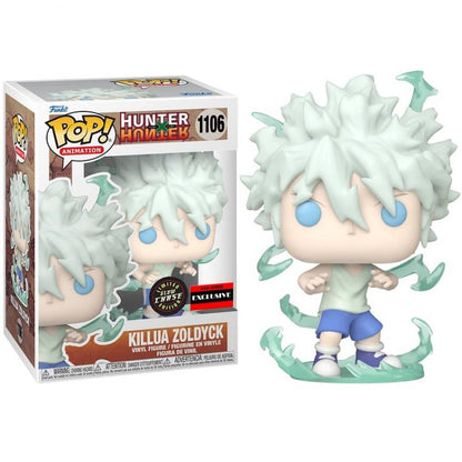 Funko Pop ! Hunter X Hunter - Killua Zoldyck Godspeed (1106) Exm Glows Chase