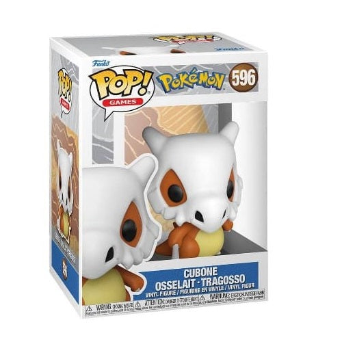Funko Pop ! Games Pokemon - Cubone (596) Osselait Tragosso Maschera Vinyl Figure