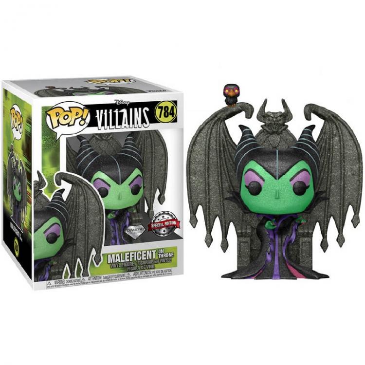 Funko Pop ! Disney Villains - Maleficent On Throne (784) Special Diamond Glitter