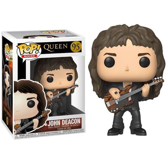 Funko Pop ! Rocks Queen - John Deacon (95) Richard Bass Guitarist Rock Band