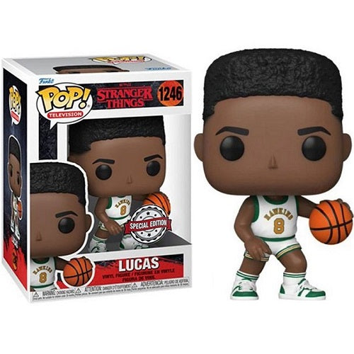 Funko Pop Television Netflix Stranger Things - Lucas (1246) With Jersey Special