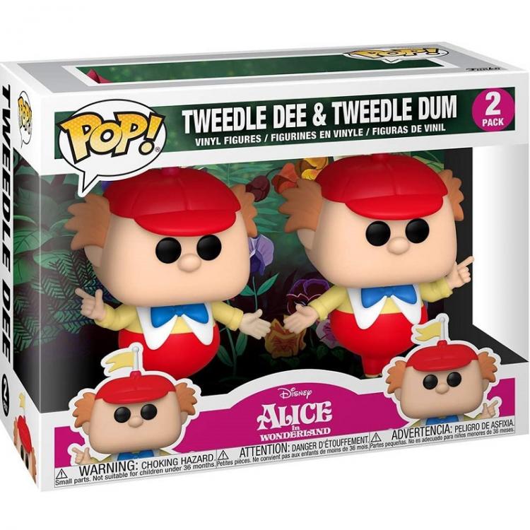 Funko Pop ! Disney Alice In Wonderland - Tweedle Dee & Tweedle Dun 2 Pack Vinyl