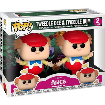 Funko Pop ! Disney Alice In Wonderland - Tweedle Dee & Tweedle Dun 2 Pack Vinyl