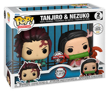 Funko Pop ! Animation Demon Slayer - 2 Pack Tanjiro & Nezuko Special Edition Exm