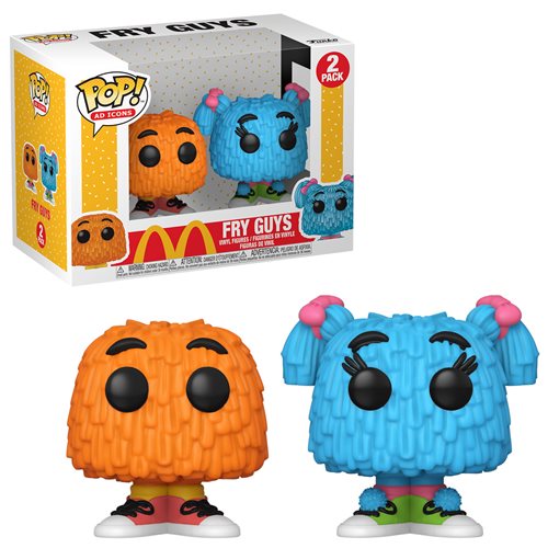 Funko Pop ! Ad Icons Mcdonald'S - Fry Guy 2 Pack (Orange/Blue) Vinyl Figures