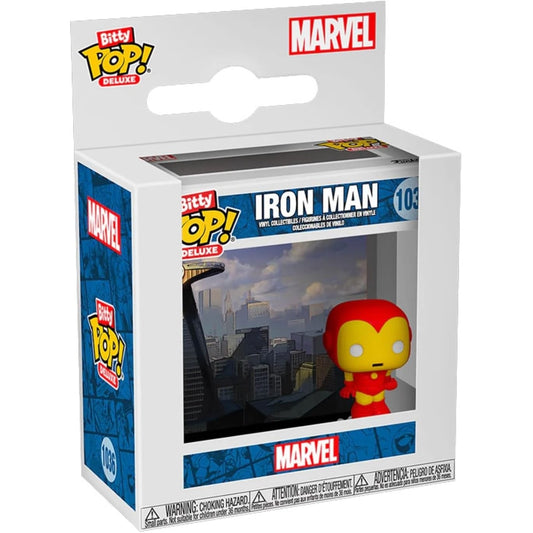 Funko Bitty Pop! Deluxe Marvel Iron Man (Avenger Tower) Figure 2.5 cm