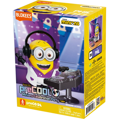 Blokees Minions - PreCool - Celebratate Party Series 02 - Plastic Model Kits (Phil the DJ) - Action Figure 74854