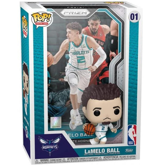 Funko Pop ! Nba Charlotte Hornets - 01 Lamelo Ball Pop Vinyl Figure Trading Cards