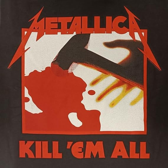 PROBITY - T-Shirt Metallica - Kill 'Em All – Maglietta Rock Ufficiale Band Heavy Metal – Maglia (Tg. L)