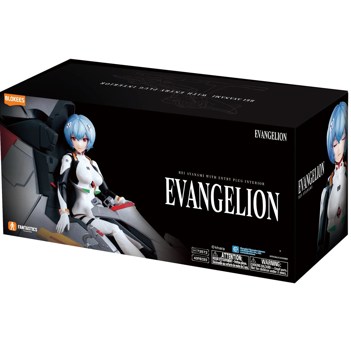 Blokees Evangelion : Model Kit - Fantastic Series (Rei Ayanami w/Entry Interior) Action Figure 73572