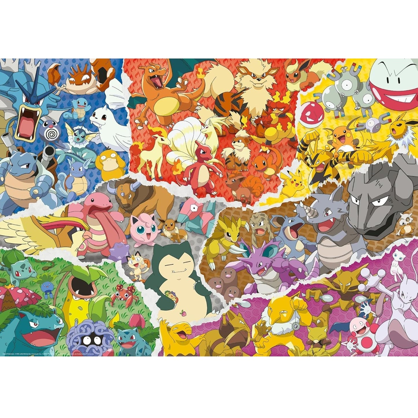 Ravensburger - Puzzle 1000 Pezzi Pokemon Adventure  70x50 cm