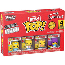 Funko Bitty Pop ! Limited Edition Chase - The Simpsons 4 Pezzi Vinile Nuovo