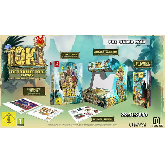 Toki Retrocollector Edition Nintendo Switch Limited Edition Pal Italiano Nuovo