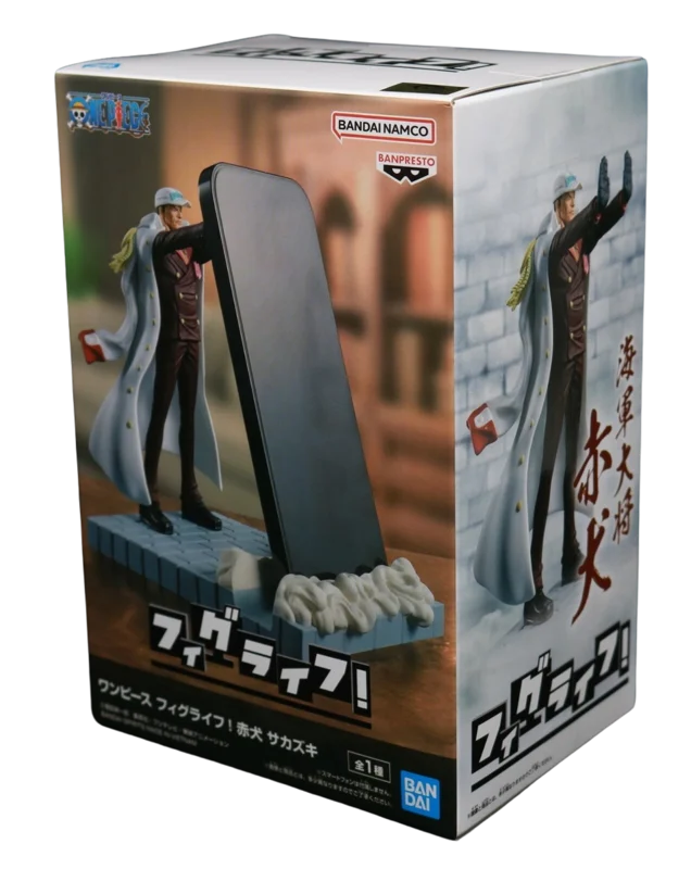 Bandai Banpresto One Piece: Akainu Sakazuki Figure PVC 12cm - Supporto Telefono
