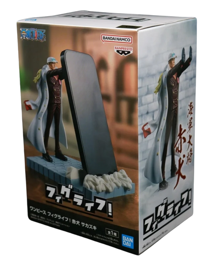 Bandai Banpresto One Piece: Akainu Sakazuki Figure PVC 12cm - Supporto Telefono