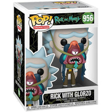 Funko Pop ! Rick & Morty - (956) Rick W/Glorzo Figure Vinyl 9cm Rare Funko