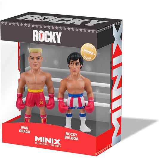 Minix Movies Twin Pack Rocky IV Ivan Drago/Rocky Balboa (Movie 105) Figure 12Cm