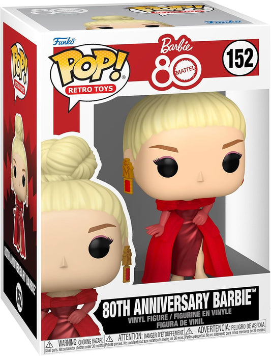 Funko Pop ! Retro Boys Barbie - (152) Barbie 80th Anniversary Figure Vinyl 9cm