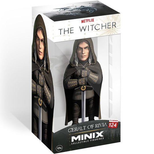 Minix: Netflix The Witcher (124) Geralt Of Rivia S3 Figure 12Cm Statuetta PVC