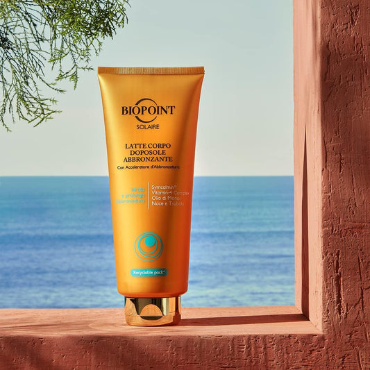 Biopoint Solaire - Latte Corpo Doposole Abbronzante Idratante Body Milk Tanning