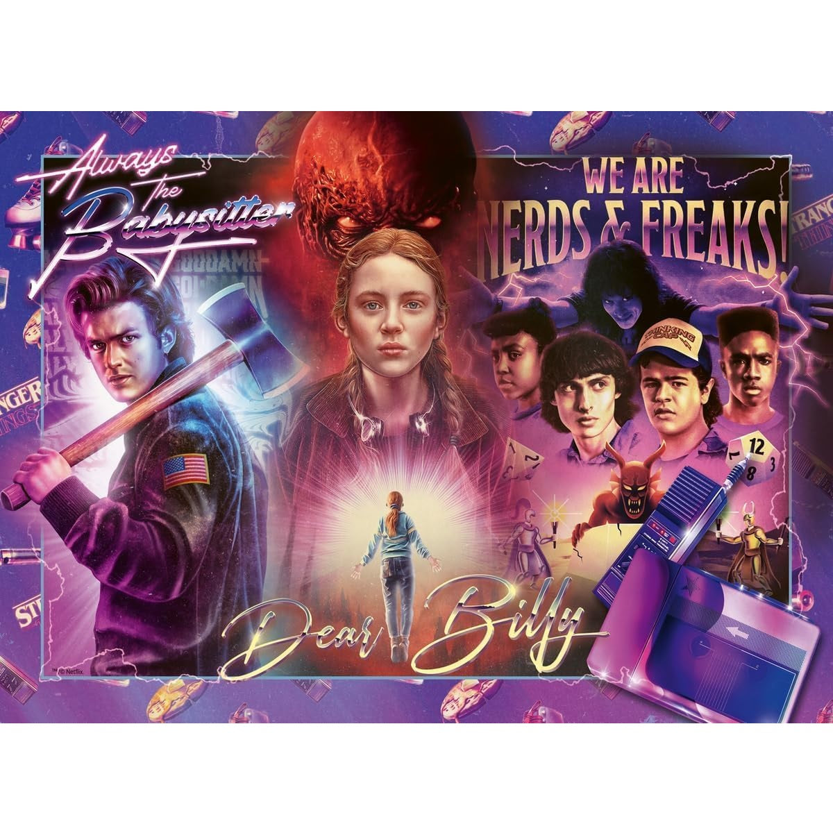 Ravensburger - Puzzle Stranger Things "Dear Billy"  300 pz  27x39 cm
