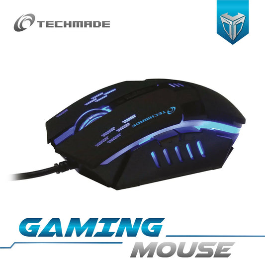 Techmade Tastiera + Mouse Gaming Led Retroilluminata Keyboard Usb Pc Computer