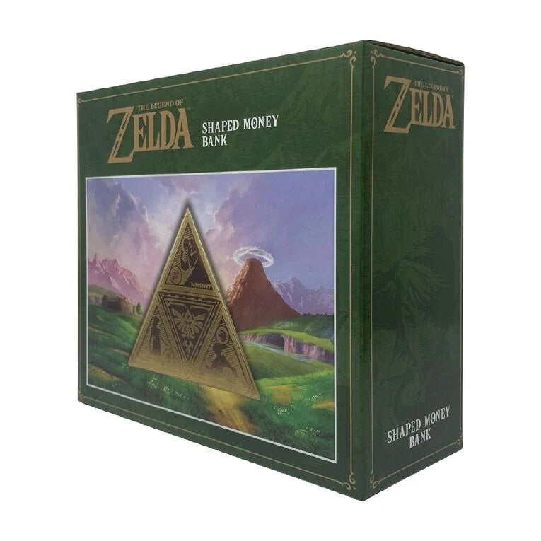 Paladone - The Legend Of Zelda Triforce - Salvadanaio A Forma Di Piramide 17,5 cm