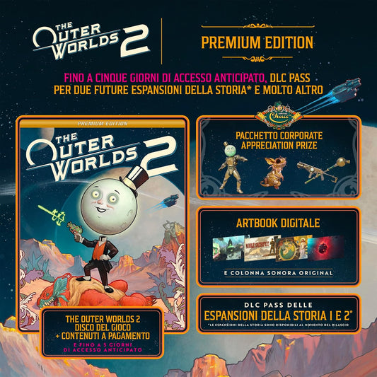 The Outer Worlds 2 Premium Edition PS5 Gioco EU PlayStation 5 Gioco (Preordine)
