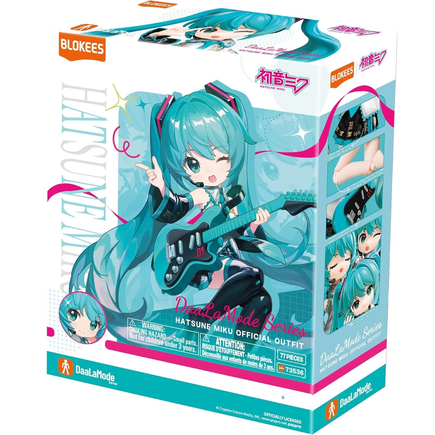 Blokees - Hatsune Miku (DaaLaMode Series) - Model Kit 77 pz - Action Figure 73536