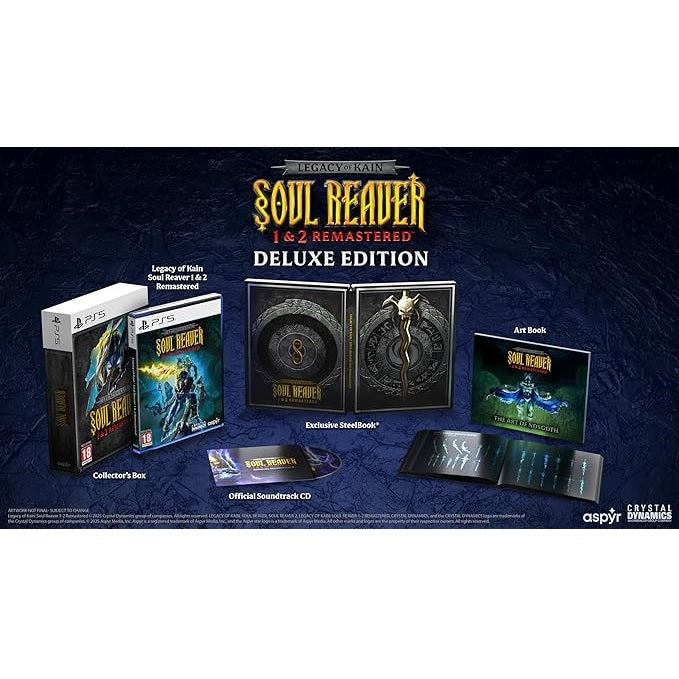 Legacy of Kain Soul Reaver 1&2 Remaster Deluxe Edition PlayStation 5 Gioco ITA PS5