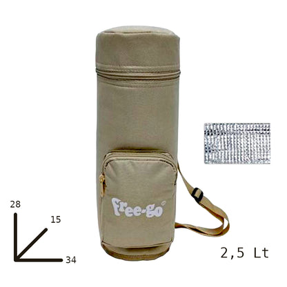 Sacca Termica Borsa Termica Porta Bottiglie Thermos Termico 2,5Lt Mare Campeggio