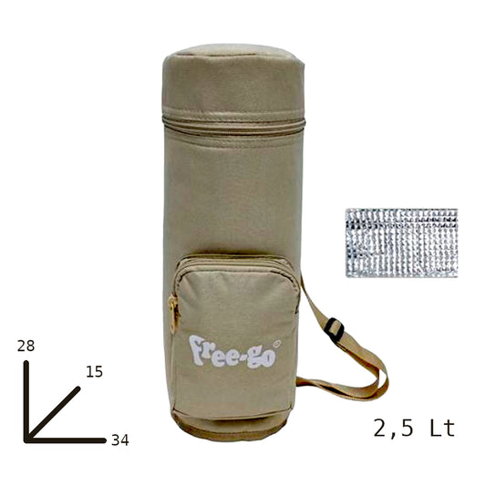 Sacca Termica Borsa Termica Porta Bottiglie Thermos Termico 2,5Lt Mare Campeggio