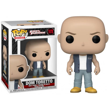 Funko Pop ! Movies - Fast & Furious (1078) Dom Toretto Vinyl Figure 9Cm Statua
