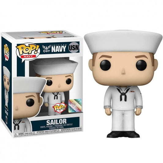Funko Pop ! America'S Navy (Usn) Sailor Dress Male 2° Marinaio Uomo Vinyl Figure