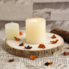 Base Legno Tronco Decorazione Da Tavolo Centrotavola Alzatina Shabby-Natale 26cm