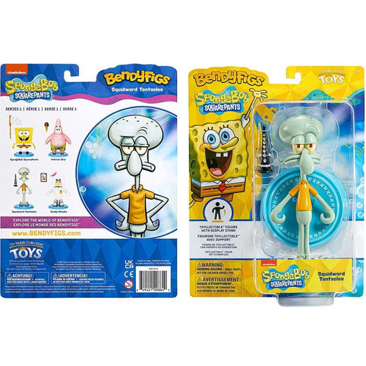 BENDYFIGS - SPONGEBOB SQUAREPANTS (SQUIDDI) TENTACOLO SQUIDWARD TENTACLES FIGURE