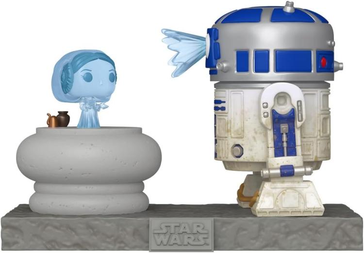 Funko Pop! Star Wars - R2-D2 And Princess Leia (766) Deluxe Action Figure Film