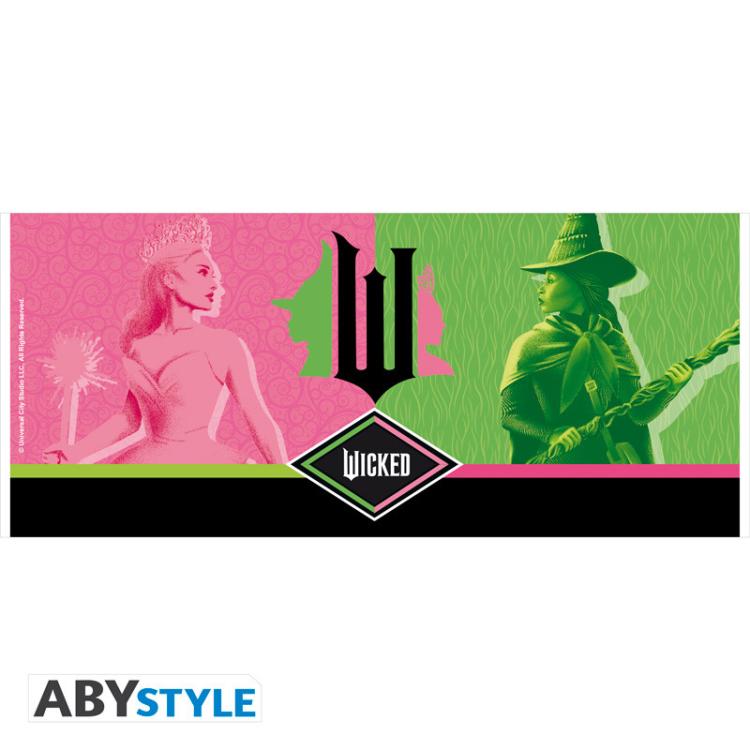 Abystyle - Tazza WICKED (Elphaba Glinda) Bicchiere Mug Ceramica Collezione 320ml