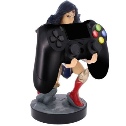 Cable Guys - Dc (Wonder Woman) Statuetta Stand Smartphone Base Controller Gioco
