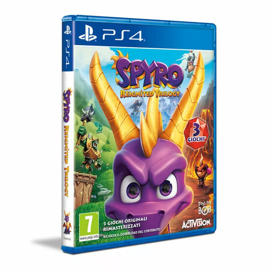 Spyro Reignited Trilogy Ps4 Italiano Trilogia Videogioco Eu Playstation 4 Nuovo