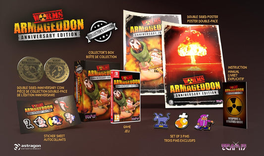 Worms Armageddon Anniversary (Collector's Edition) Nintendo Switch Videogioco Italiano Gioco Nuovo Sigillato