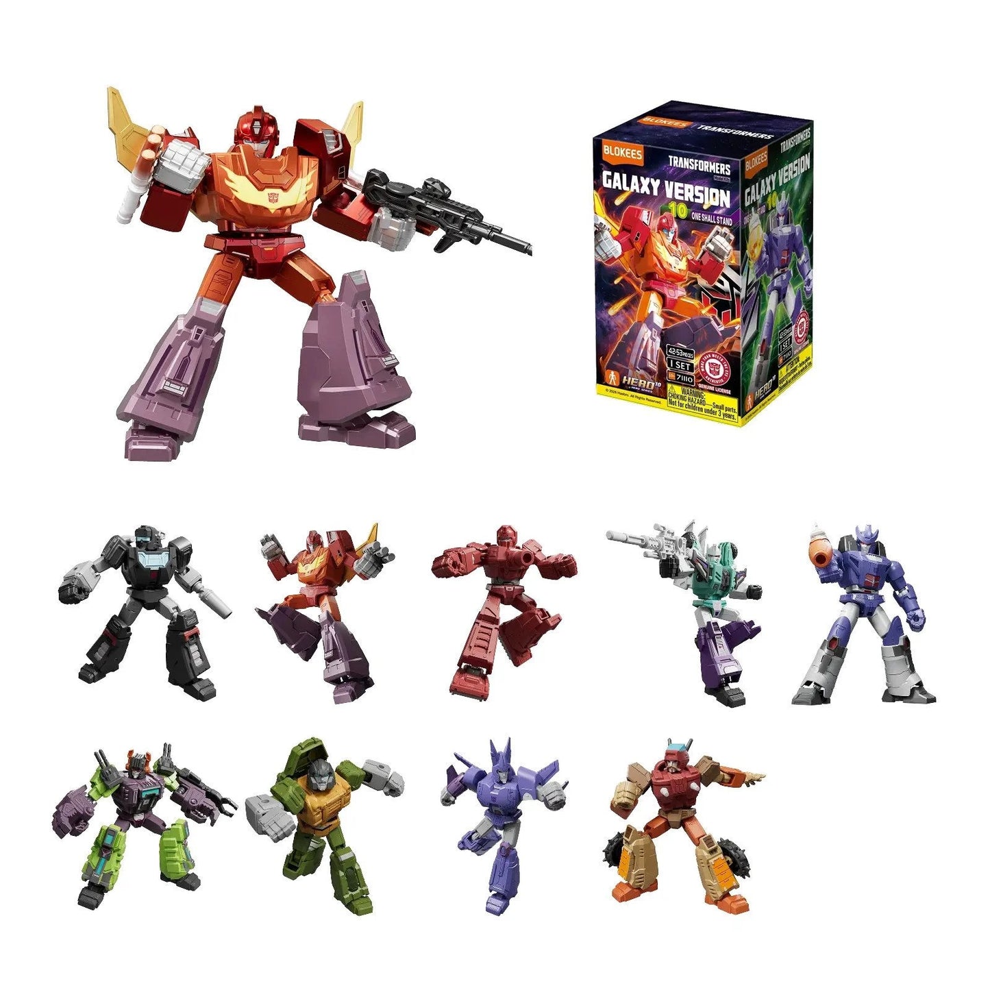 Blokees - Transformers - Model Kit - Galaxy Version 10 - Till All are One (Box Intero) - Action Figure 71110