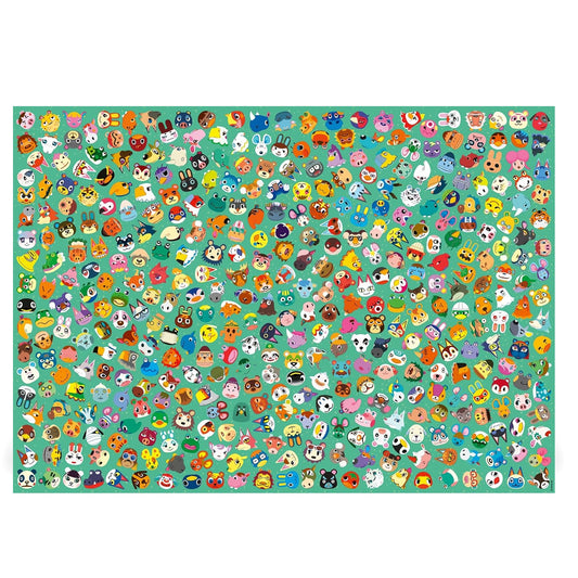 Ravensburger - Puzzle 1000 Pezzi Animal Crossing New Horizon "Challenge"  70x50 cm