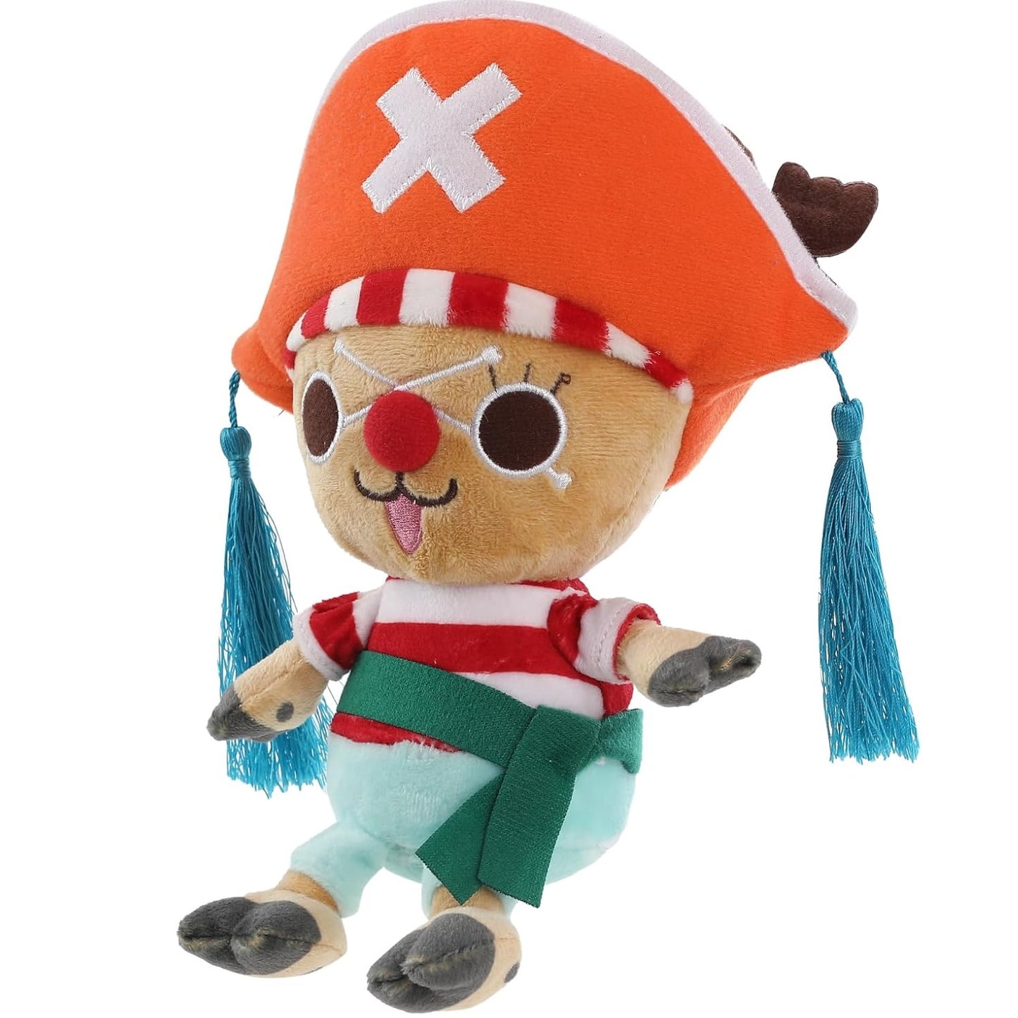 Peluche One Piece Chopper X Buggy 20 Cm Pupazzo Op Plush Sakami Merchandise