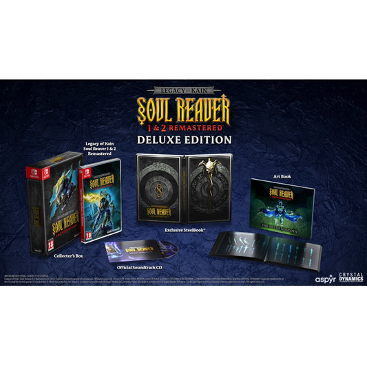 Legacy of Kain Soul Reaver 1&2 Remaster Deluxe Edition Nintendo Switch ITA NS2