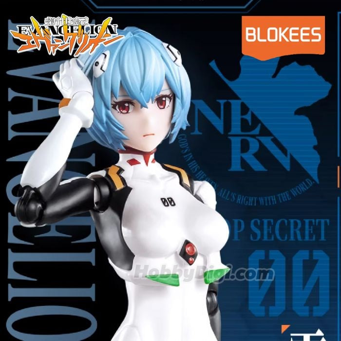 Blokees Evangelion : Model Kit - Fantastic Series FF01 (Rei Ayanami Plug Suit) Action Figure 73562